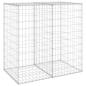 Preview: Gabionenwand mit Abdeckung Verzinkter Stahl 100x60x100 cm