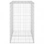 Preview: Gabionenwand mit Abdeckung Verzinkter Stahl 100x60x100 cm