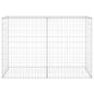 Preview: Gabionenwand mit Abdeckung Verzinkter Stahl 150x60x100 cm