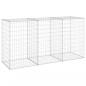 Preview: Gabionenwand mit Abdeckung Verzinkter Stahl 200x60x100 cm