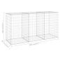 Preview: Gabionenwand mit Abdeckung Verzinkter Stahl 200x60x100 cm