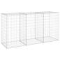 Preview: Gabionenwand mit Abdeckung Verzinkter Stahl 200x60x100 cm