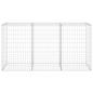 Preview: Gabionenwand mit Abdeckung Verzinkter Stahl 200x60x100 cm