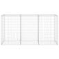 Preview: Gabionenwand mit Abdeckung Verzinkter Stahl 200x60x100 cm