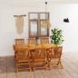 Preview: 7-tlg. Garten-Essgruppe Massivholz Teak