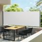 Preview: ARDEBO.de - Seitenmarkise Ausziehbar 600x160 cm Creme