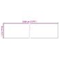 Preview: Garten-Sichtschutz PVC 35x0,19 m Matt-Hellgrau