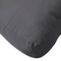 Preview: Palettenkissen Anthrazit 120x40x12 cm Stoff