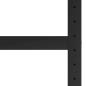 Preview: Werkbankgestell Metall 120x57x79 cm Schwarz und Rot