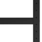 Preview: Werkbankgestell Metall 120x57x79 cm Schwarz und Rot