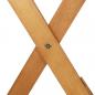 Preview: Klappbarer Gartentisch 60x60x75 cm Massivholz Akazie