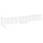 Preview: Gabionenwand mit Abdeckung Verzinkter Stahl 900x30x100 cm