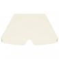Preview: Ersatzdach für Hollywoodschaukel Creme 150/130x105/70 cm