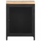 Preview: Nachttisch 40x30x53 cm Raues Mango-Massivholz
