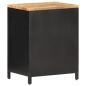 Preview: Nachttisch 40x30x53 cm Raues Mango-Massivholz