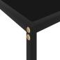 Preview: Konsolentisch Schwarz 60x35x75 cm Hartglas
