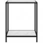 Preview: Konsolentisch Weiß 60x35x75 cm Hartglas