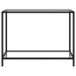 Preview: Konsolentisch Transparent 100x35x75 cm Hartglas