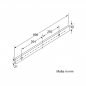 Preview: Bosch DFR097A52 EEK: A Flachschirmhaube, 90cm breit, silbermetallic