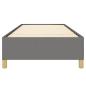 Preview: Bettgestell Dunkelgrau 90x200 cm Stoff