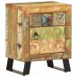 Preview: ARDEBO.de - Nachttisch 40x30x50 cm Recyceltes Massivholz