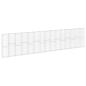Preview: Gabionenwand mit Abdeckung Verzinkter Stahl 900x30x200 cm