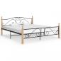 Preview: ARDEBO.de - Bettgestell Schwarz Metall 180x200 cm