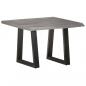 Preview: Couchtisch mit Baumkanten 60x60x40 cm Massivholz Akazie