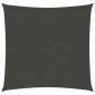 Preview: ARDEBO.de - Sonnensegel 160 g/m² Anthrazit 2,5x2,5 m HDPE