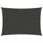 Preview: ARDEBO.de - Sonnensegel 160 g/m² Anthrazit 2x3 m HDPE 