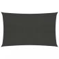 Preview: ARDEBO.de - Sonnensegel 160 g/m² Anthrazit 3x4,5 m HDPE 