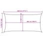 Preview: Sonnensegel 160 g/m² Creme 2,5x4,5 m HDPE 