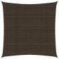 Preview: ARDEBO.de - Sonnensegel 160 g/m² Braun 3,6x3,6 m HDPE 