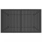 Preview: Gartentisch Anthrazit 140x80x72 cm Stahl