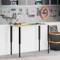 Preview: Werkbankgestell Verstellbar 2 Stk. Metall 55x(69-95,5) cm