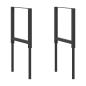 Preview: Werkbankgestell Verstellbar 2 Stk. Metall 55x(69-95,5) cm
