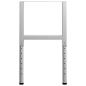 Preview: Werkbankgestell Verstellbar 2 Stk. Metall 55x(69-95,5) cm Grau