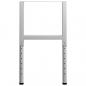 Preview: Werkbankgestell Verstellbar 2 Stk. Metall 55x(69-95,5) cm Grau