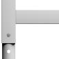 Preview: Werkbankgestell Verstellbar 2 Stk. Metall 55x(69-95,5) cm Grau