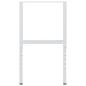 Preview: Werkbankgestell Verstellbar 2 Stk. Metall 55x(69-95,5) cm Grau