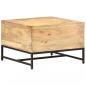Preview: Couchtisch 67x67x45 cm Mango Massivholz