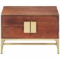 Preview: Couchtisch Honigbraun 67x67x45 cm Akazie Massivholz