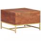 Preview: Couchtisch Honigbraun 67x67x45 cm Akazie Massivholz