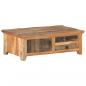 Preview: ARDEBO.de - Couchtisch 90x50x31 cm Recyceltes Massivholz