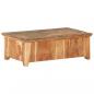 Preview: Couchtisch 90x50x31 cm Recyceltes Massivholz