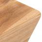 Preview: Couchtisch V-Form 66x66x30 cm Akazie Massivholz
