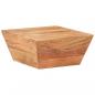 Preview: Couchtisch V-Form 66x66x30 cm Akazie Massivholz