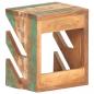 Preview: Skateboard Wandhalter 25x20x30 cm Recyceltes Massivholz