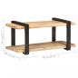 Preview: TV-Schrank 90x40x40 cm Raues Mangoholz