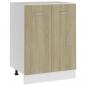Preview: ARDEBO.de - Unterschrank Sonoma-Eiche 60x46x81,5 cm Holzwerkstoff